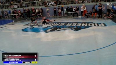 110 lbs Semifinal - Addyxus Echak, Mid Valley Wrestling Club vs Mitchel Sizemore, Arctic Warriors Wrestling Club
