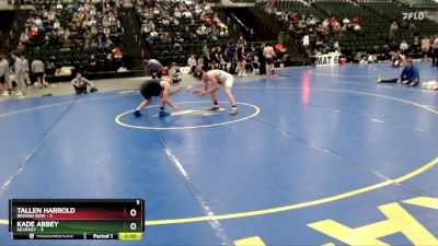 144 lbs Round 4 (16 Team) - Tallen Harrold, Broken Bow vs Kade Abbey, Kearney