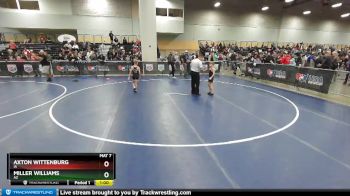 58 lbs Quarterfinal - Miller Williams, AZ vs Axton Wittenburg, IA