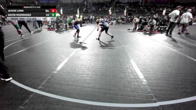112 lbs Semifinal - Jaxon Lonk, Williamstown Braves vs Gavin Rodriguez, Elite NJ