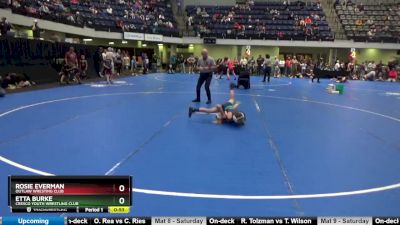 55 lbs Round 3 - Rosie Everman, Outlaw Wresting Club vs Etta Burke, Cresco Youth Wrestling Club