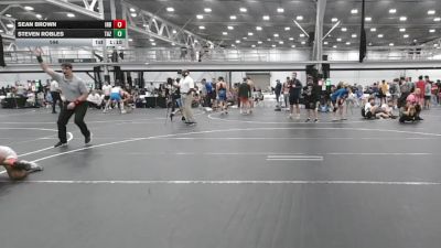 144 lbs Finals (8 Team) - Sean Brown, Iron Horse Blue vs Steven Robles, Team Arizona