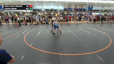 165 lbs Champ. Round 2 - Ashton Prahin, Wrangler Wrestling Club vs Diego Baisch Miranda, Unattached