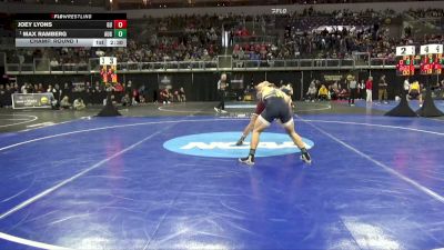 197 lbs Champ. Round 1 - Max Ramberg, Augustana (SD) vs Joey Lyons, Gannon