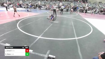 73 lbs Semifinal - Jordy Smart, Ravage WC vs Sterling Bass, Carson Bulldogs