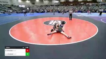 120 lbs Consolation - Damian Alvarez, Selma vs Jordin Jimenez, Southwest Washington Wrestling Club