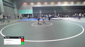 133 lbs Consi Of 32 #2 - Caleb Morales, Montana-Northern vs Anthony Lucio, Cal Poly