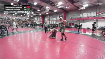 285 lbs Cons. Round 5 - Adolfo Valenzuela, Coachella Valley vs Temuulen Bolor-Erdene, West Torrance