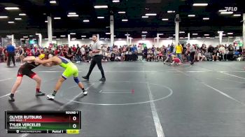 92 lbs Round 1 (4 Team) - Oliver Rutburg, Ohio Gold vs Tyler Verceles, Headhunters
