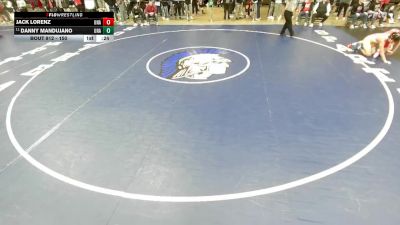 150 lbs Cons. Round 4 - Danny Mandujano, Unattached vs Jack Lorenz, Unattached
