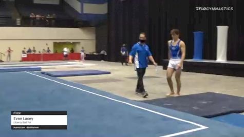 Evan Lacey - Floor, Liberty Bell PA - 2021 USA Gymnastics Development Program National Championships