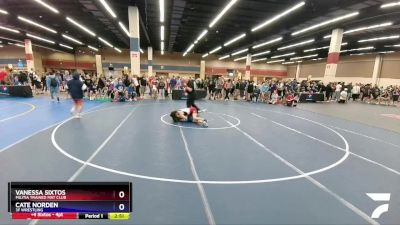 105 lbs Cons. Semi - Vanessa Sixtos, Militia Trained Mat Club vs Cate Norden, 3F Wrestling