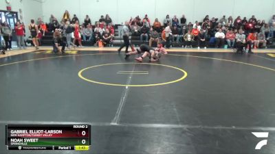 JV-8 lbs Round 2 - Gabriel Elliot-Larson, New Hampton/Turkey Valley vs Noah Sweet, Springville