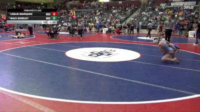 6A 100 lbs Cons. Semi - Maci Shirley, Har-Ber vs Leslie Marquez, Rogers