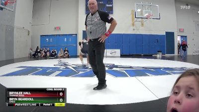 132 lbs Cons. Round 2 - Brynlee Hall, Thunder Ridge vs Bryn Beardoll, Eagle