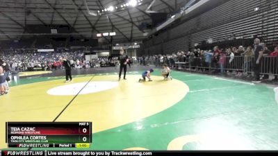 78-86 lbs Round 1 - Teia Cazac, Redmond Wrestling vs Ophilea Cortes, Twin City Wrestling Club
