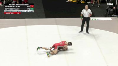 125 lbs Round 1 (16 Team) - Brendan McCrone, Ohio State vs Sefton Douglass, Wyoming