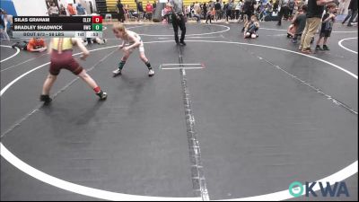 58 lbs 3rd Place - Silas Graham, Cleveland Take Down Club vs Bradley Shadwick, Berryhill Wrestling Club