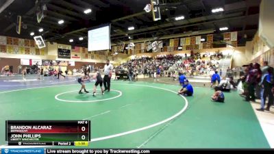 105 lbs Round 1 - Tyler Bennett, Rancho Bernardo Wrestling vs Wyatt Smith, Team Temecula Wrestling Club