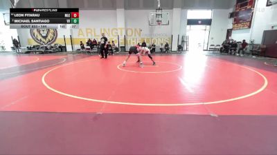 144 lbs Cons. Round 7 - Leon Fitarau, King, Martin Luther vs Michael Santiago, Valley View