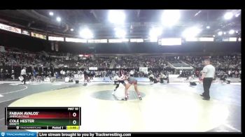 132 lbs Champ. Round 2 - Cole Hester, Emmett vs Fabian Avalos`, American Falls