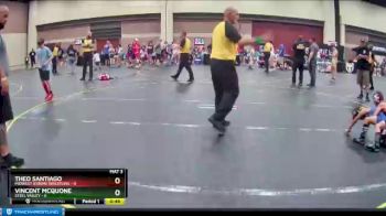 49 lbs Round 4 (6 Team) - Vincent McQuone, Steel Valley vs Theo Santiago, Midwest Xtreme Wrestling