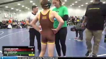 135 lbs Round 5 (6 Team) - Jayden Walther, Wyoming Brown vs Eric Barragan, Tennessee White