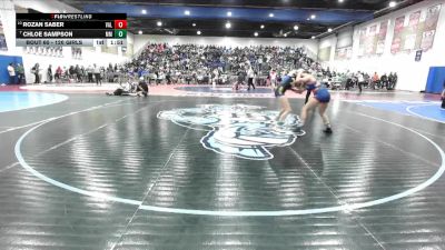 120 Girls Champ. Round 1 - Chloe Sampson, Mira Mesa vs Rozan Saber, Valhalla