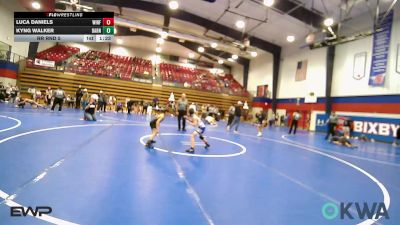 55 lbs Rr Rnd 5 - Luca Daniels, Winfield Youth Wrestling vs Kyng Walker, Barnsdall Youth Wrestling