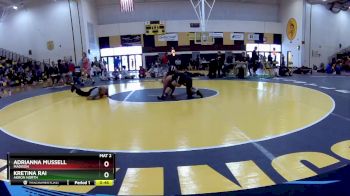 120 lbs Cons. Semi - Adrianna Mussell, Madison vs Kretina Rai, Akron North