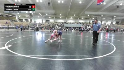 100 lbs Quarterfinal - Gianna Crain, Seymour Youth Wrestling Club vs Victoria Rubio, Blackman Wrestling Club