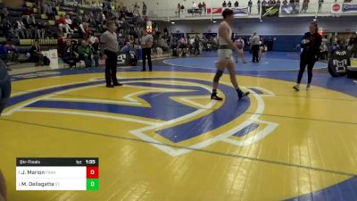 189 lbs Qtr-finals - Juliano Marion, Franklin Regional vs Michael Dellagatta, St. Joseph Regional-NJ