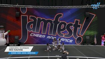 Cheer-riffic Techniques - Red Ravens [2023 L1 Youth - Novice - Restrictions Day 1] 2023 JAMfest San Antonio Classic