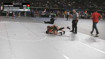 G 107 lbs Cons. Round 3 - Liliana McPhearson, Fontainebleau Girls vs Saidy Pavon, New Orleans Military & Maritime Girls