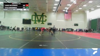 144 lbs Cons. Semi - Kyle DaNobrega, South Torrance vs David McCormick, Hueneme