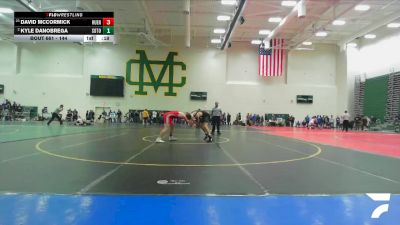 144 lbs Cons. Semi - Kyle DaNobrega, South Torrance vs David McCormick, Hueneme