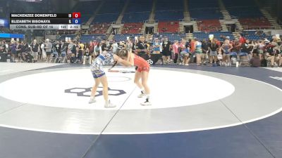 95 lbs Cons. Sub-rd Of 16 - Mackenzee Donenfeld, Idaho vs Elizabeth Bisonaya, Illinois