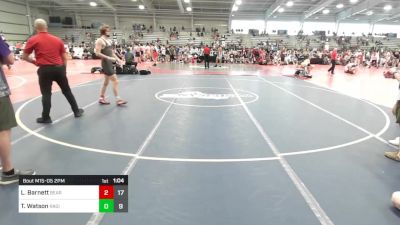 145 lbs Rr Rnd 2 - Luke Barnett, Bearcat vs Toby Watson, Ragin Raisins Concord