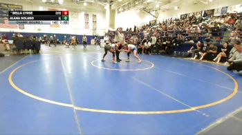 140 lbs Champ. Round 1 - Alana Solano, Alta Loma vs Bella Lyrse, Cypress