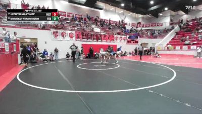 HS 120 lbs Cons. Round 3 - Brooklyn Harrison, PIEDMONT vs Jazmyn Martinez, WESTMOORE