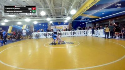 95 lbs Quarterfinal - Phillip Durden, Lake Gibson Braves vs Wesley Woodside, Well Trained