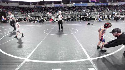 40 lbs Consi Of 8 #2 - Hudson Swaim, East Kansas Eagles vs Grayson Krysiak, Ground Zero WC