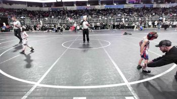 40 lbs Consi Of 8 #2 - Hudson Swaim, East Kansas Eagles vs Grayson Krysiak, Ground Zero WC