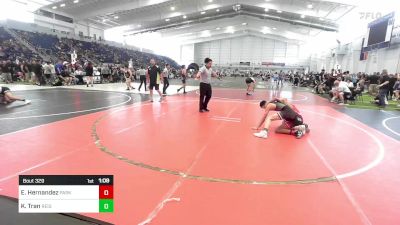 116 lbs Quarterfinal - Enrique Hernandez, Parker Invictus WC vs Kingston Tran, Reign WC