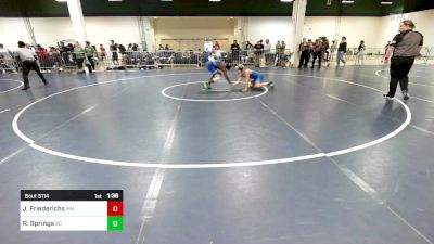 120 lbs Round Of 64 - Joel Friederichs, MN vs Richard Springs, SC