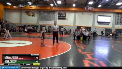 PW-9 lbs Quarterfinal - Logan Yanda, McDominate Training Center vs Jace Peyton, Hammerin Hawks