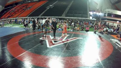 126 lbs Champ. Round 5 - Hawke Garrett, Wisconsin vs Hiram Suhail, California