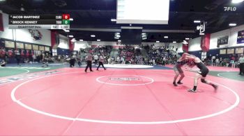 157 lbs Quarterfinal - Brock Kenney, Trabuco Hills vs Jacob Martinez, El Modena