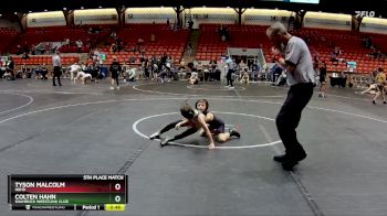 56 lbs 5th Place Match - Tyson Malcolm, Nbhd vs Colten Hahn, Shamrock Wrestling Club