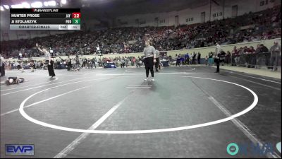 40 lbs Quarterfinal - Remi Norrell, F-5 Grappling vs Edith Shimonek, Pawhuska Elks Takedown